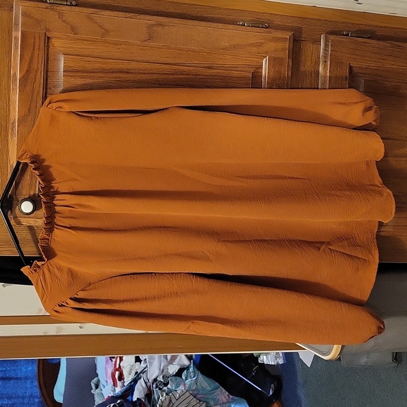 New V-Neck Fall Top - Picture 2 of 2